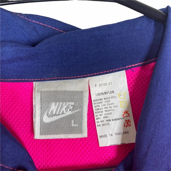 Deadstock Vintage Nike Windbreaker Half Zip sz L - Picture 3 of 7